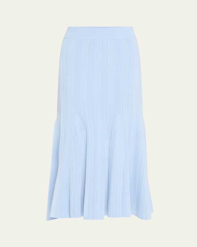 Dara Ribbed Midi Skirt